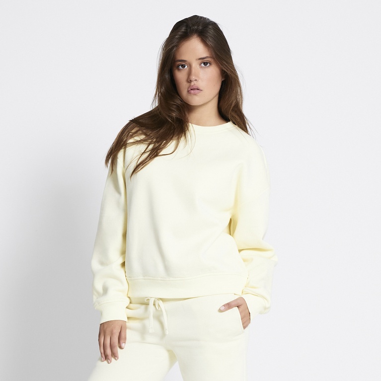 Heavy sweatshirt "Nora" Light Yellow